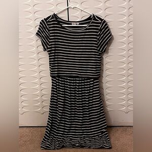 GAP Gray and White Striped Maternity Above Knee Dress, Size Women’s XS